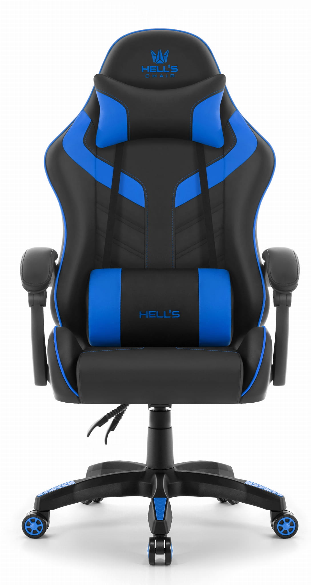 Геймерське крісло Hell's Chair HC-1007 Blue Black - Зображення 3
