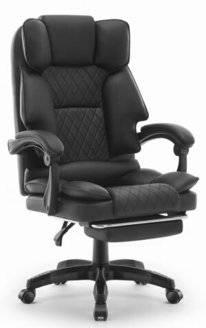 Офісне крісло Hell's Chair HC-1031, Black екошкіра