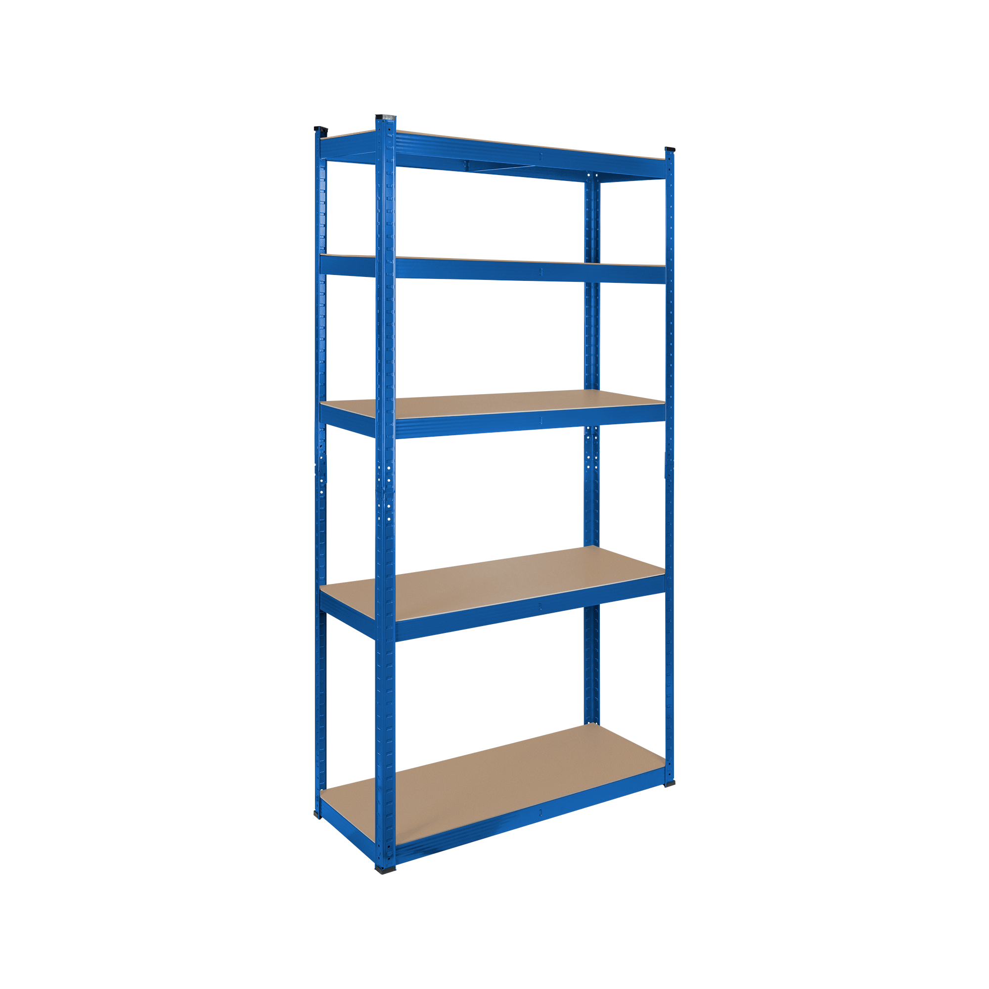 Металевий стелаж Rebel 180x90x40 см на 5 полиць 750 кг RB-1251BL