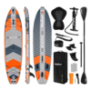 SUP-дошка REBEL ACTIVE PRO RBA-4518 335 см Оранжева - комплект