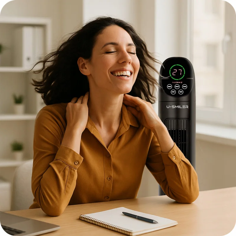 Колонний вентилятор підлоговий U-SMILER KMDW100 - Зображення 6