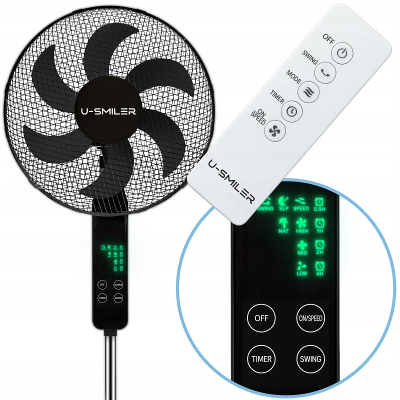 Вентилятор підлоговий U-SMILER KMDW103 - Зображення 9